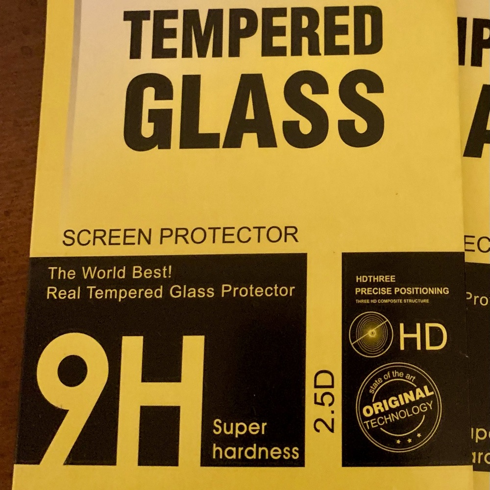 Tempered glass screen protector for iPhone XR